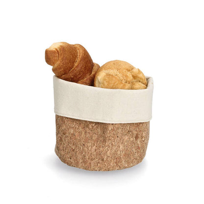 AUFBEWAHRUNGSKORB aus Kork und Baumwolle