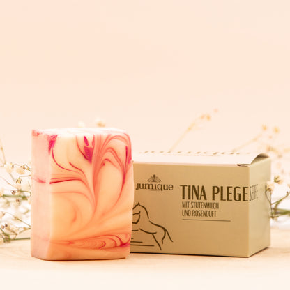 STUTENMILCHSEIFE TINA mit Rosenduft
